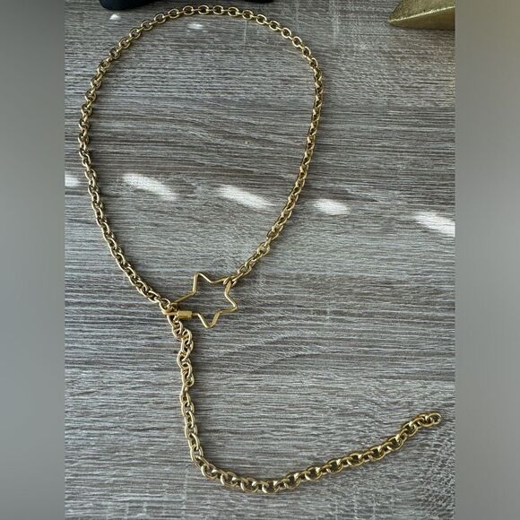 Star chain necklace N702 - Picture 2 of 4